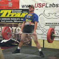 Powerlifting competition mn with Dr. Fred Clary DC